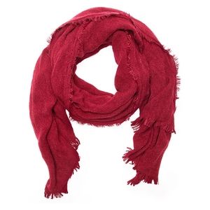 SUMMER & ROSE | Burgundy Oversized Scarf NWT